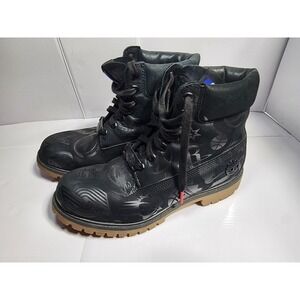 Timberland NBA East VS West Premium Men's Size 9.5 Black Waterproof Boots